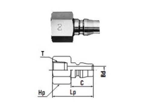 Khớp Nối Nhanh Nitto 30PF