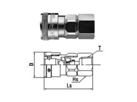 Khớp Nối Nhanh Nitto 30SF