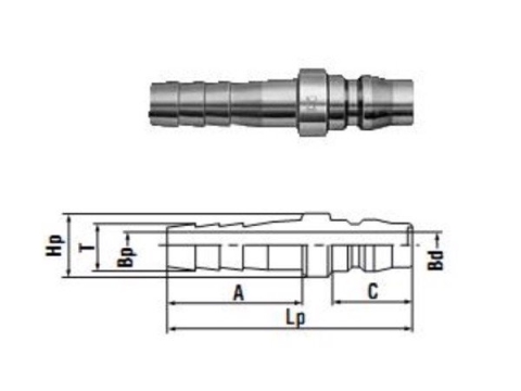 Khớp Nối Nhanh Nitto 600PH